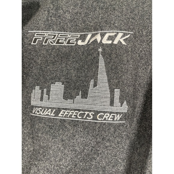 LP Designs Freejack Movie 1992 Crew Varsity Jacket Mens M Leather Wool - Picture 2 of 4